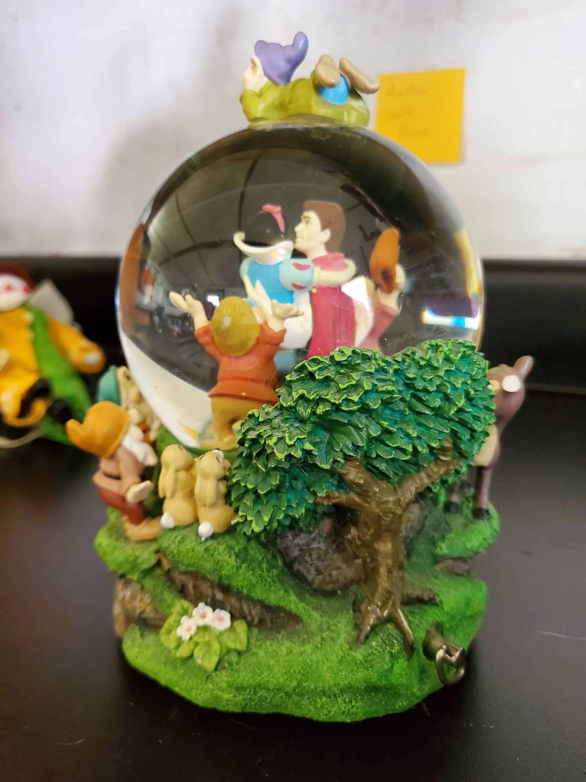 Snow sales White Musical Snow Globe