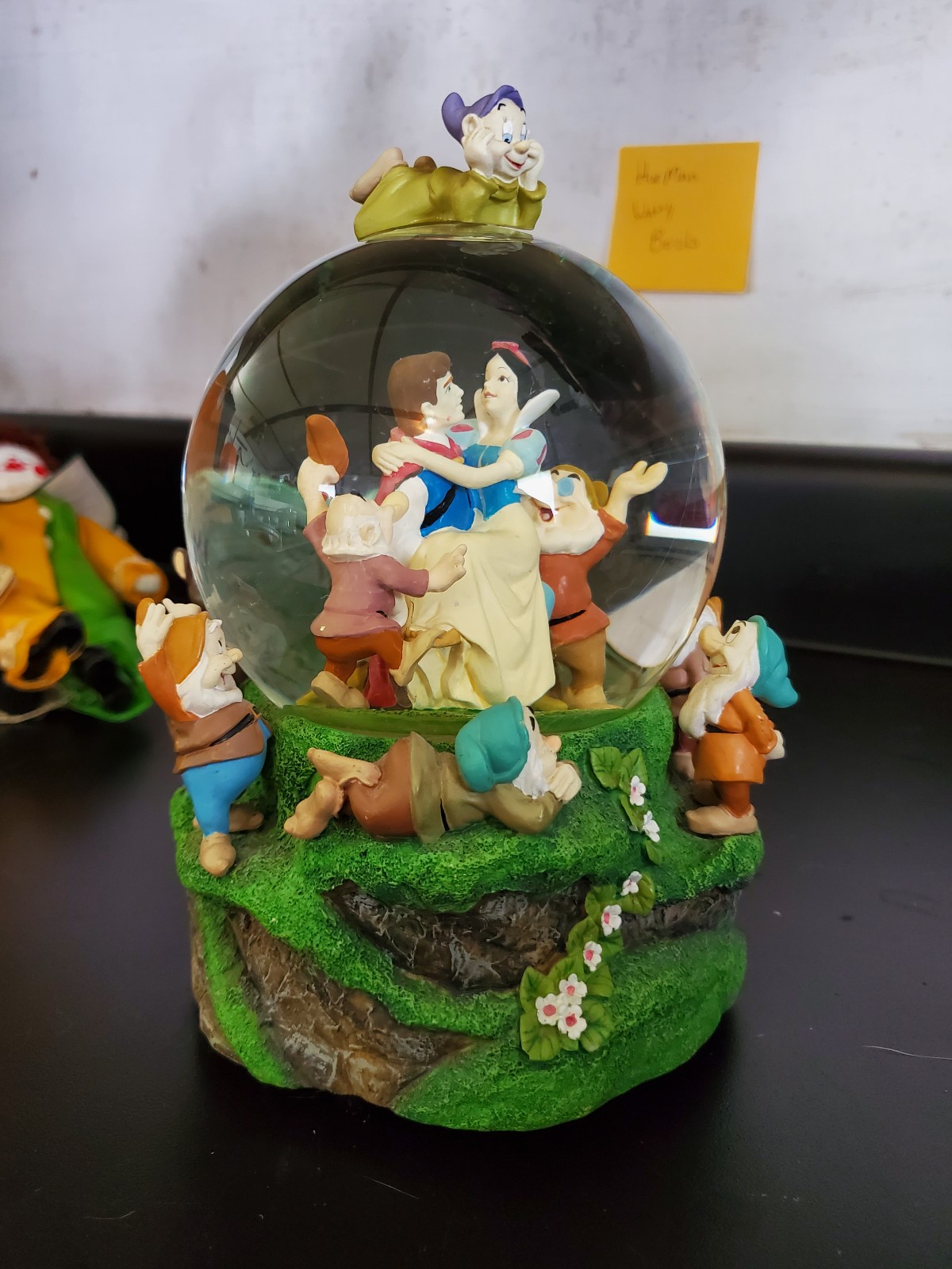 Snow sales White Musical Snow Globe