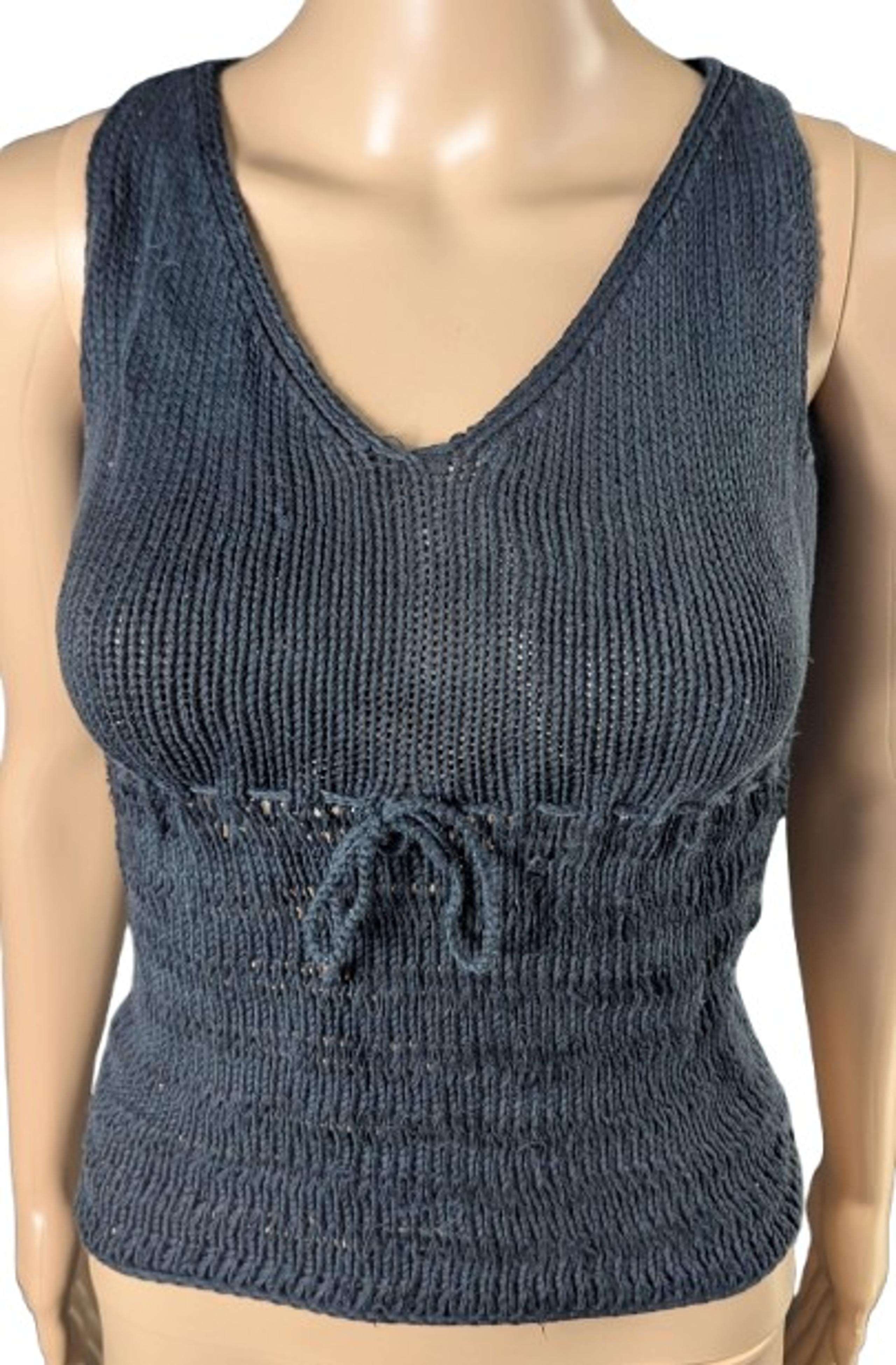 Banana Republic Womens Black Knit Top (XS)
