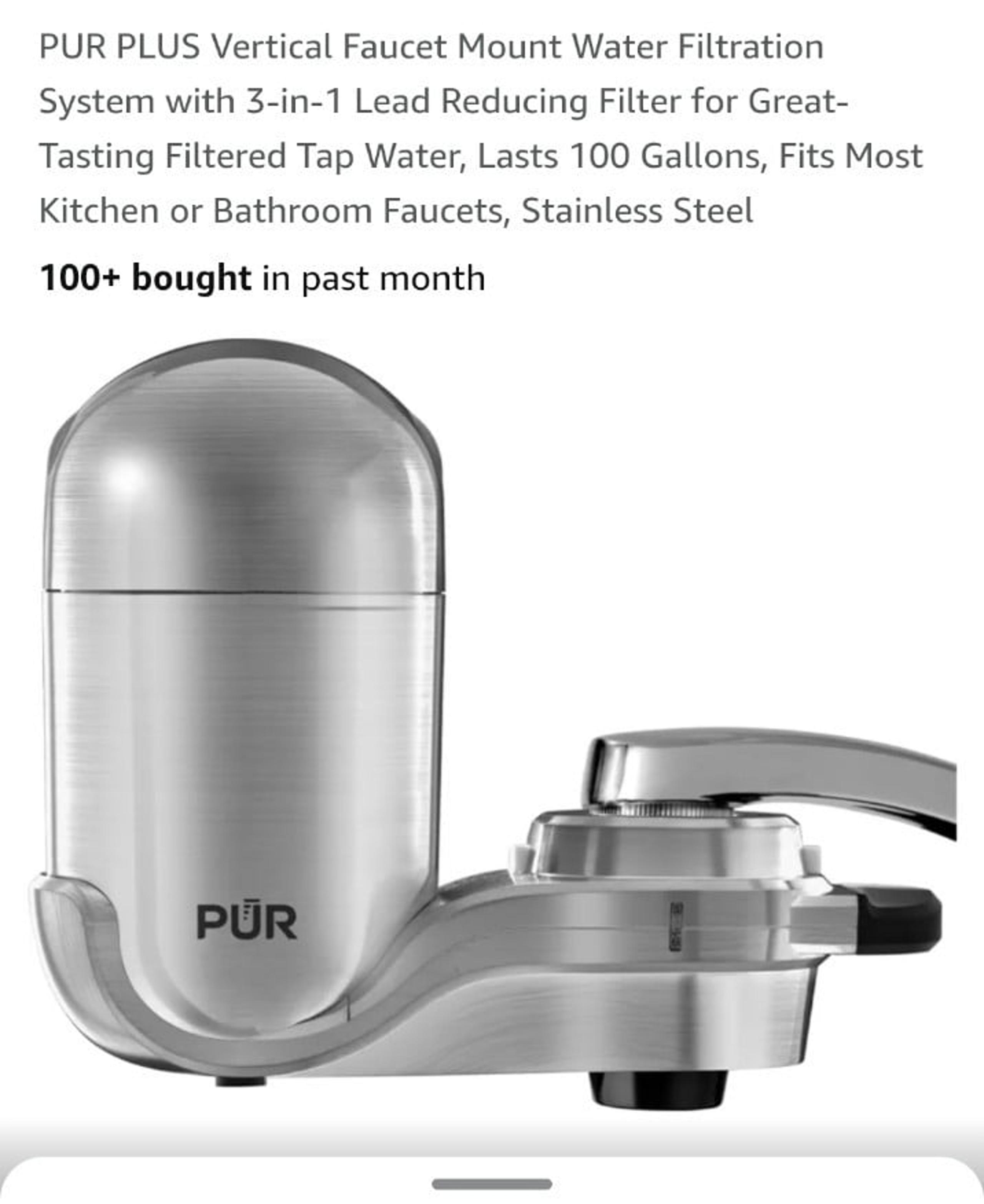 PUR faucet water filter new