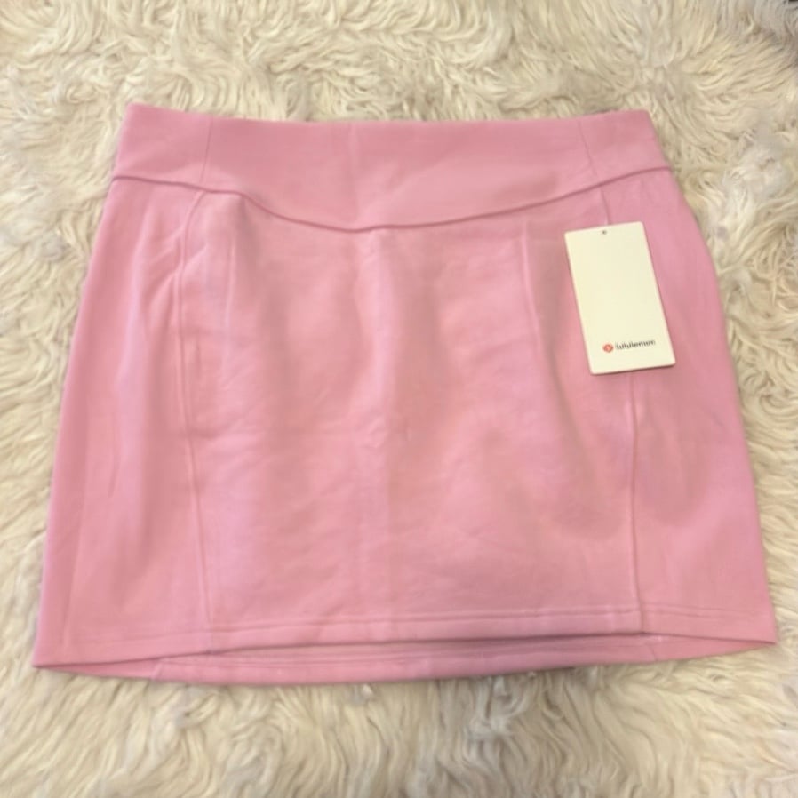 Lululemon Scuba HR Mini Skirt, Vitapink, Size XL