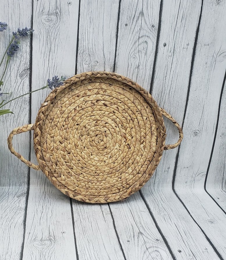 Woven Rattan Basket Wall Decor