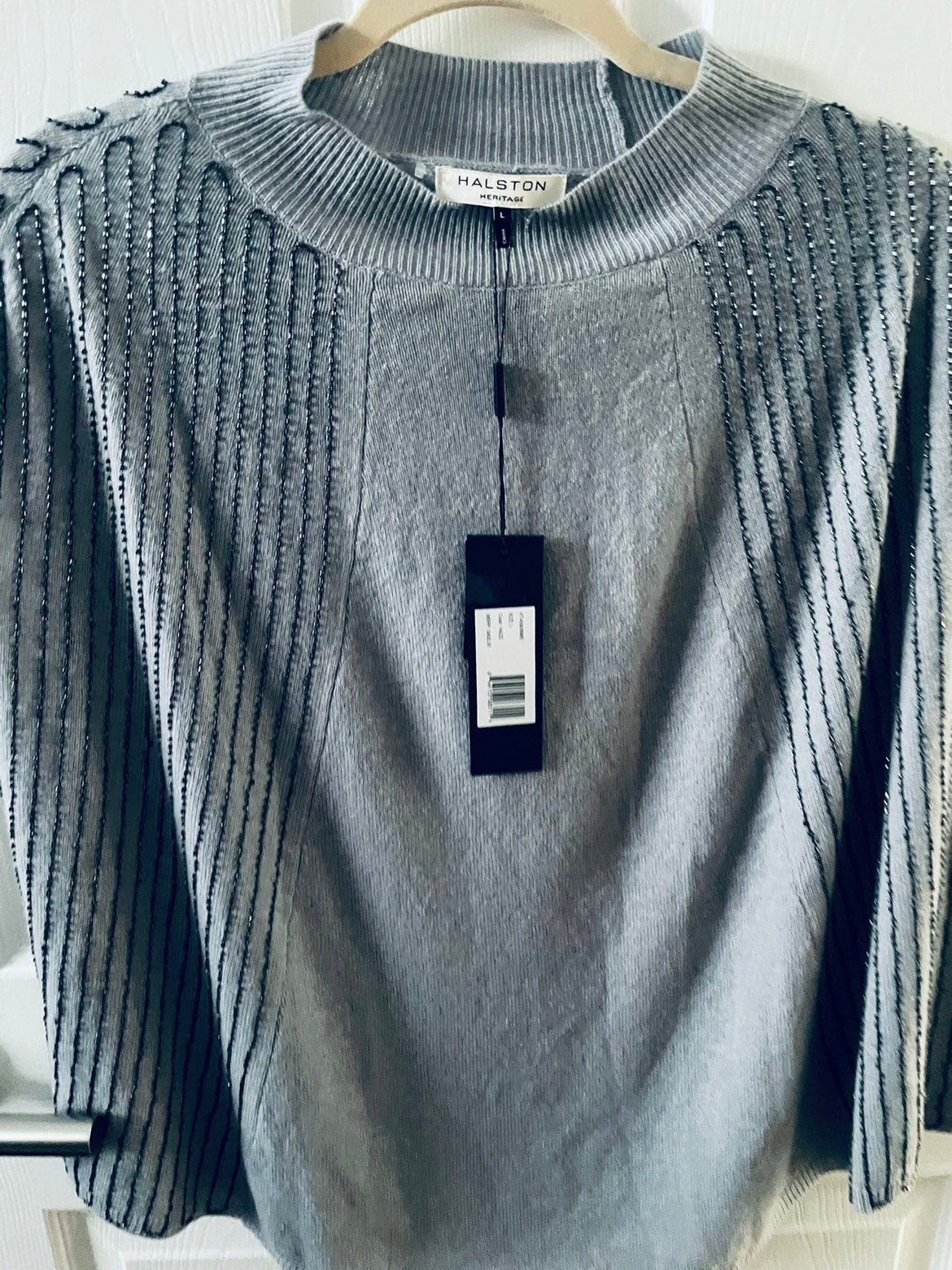 Halston cashmere pancho