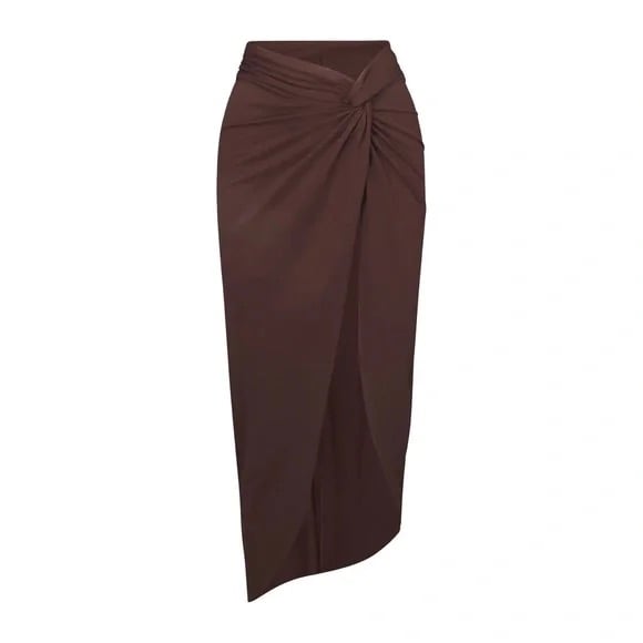 Skims Swim Sarong Skirt Cocoa M