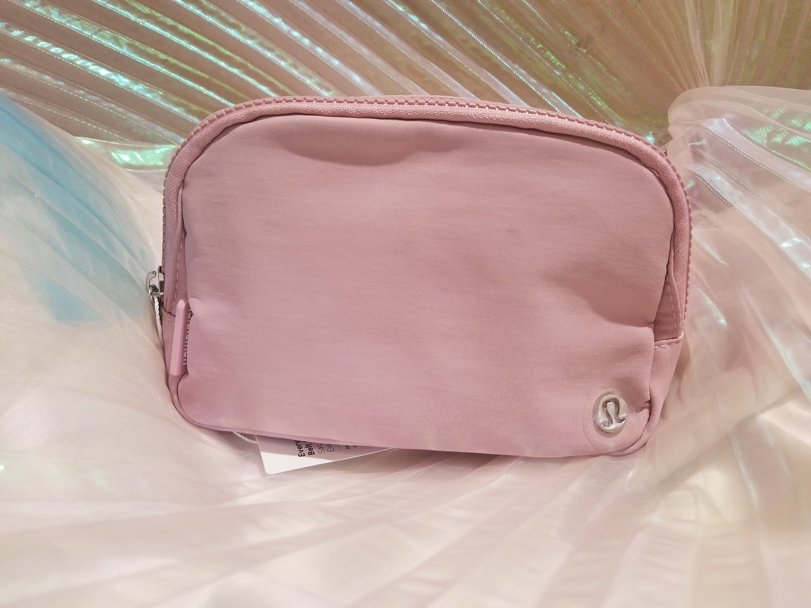 Lululemon pink belt/waste 1L bag sports