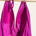 Seafolly Magenta Deep V One Piece Malliot Swimsuit Size 12