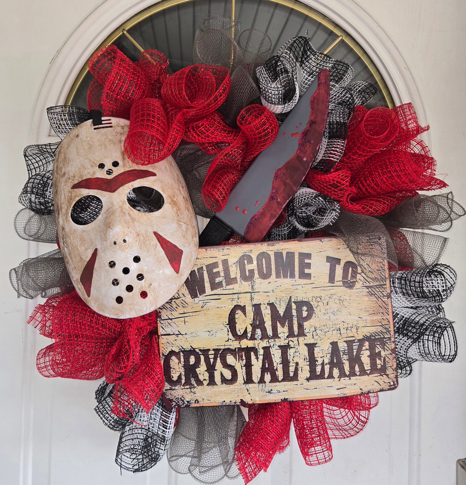 Halloween Friday the Thirteenth Friday the 13th Wreath