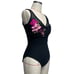 Vintage Body Perfector Womens Size 8 Floral Swimsuit