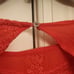 Free People Coral Pink Mini Boho Lacy Tunic Short Dress Flowy Sleeves Size S
