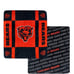 NFL Chicago Bears Large Super Soft Plush Throw Blanket Double Sided 60 x 70