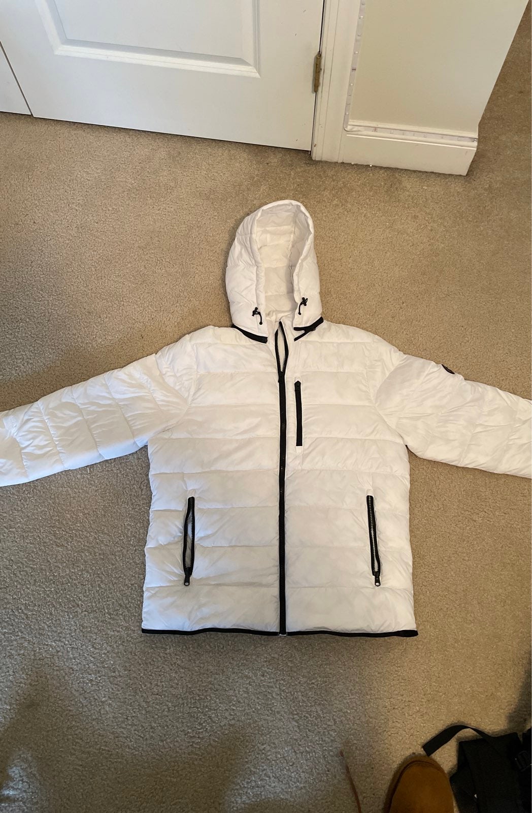 Abercrombie and Fitch white jacket