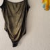 American Apparel gold strap Bodysuit