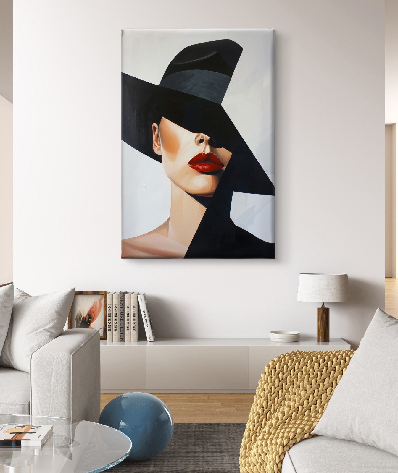 Contemporary Woman Original Acrylic Painting