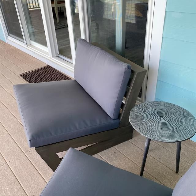 Outdoor Side Table Round End Table Living Room, Kitchen