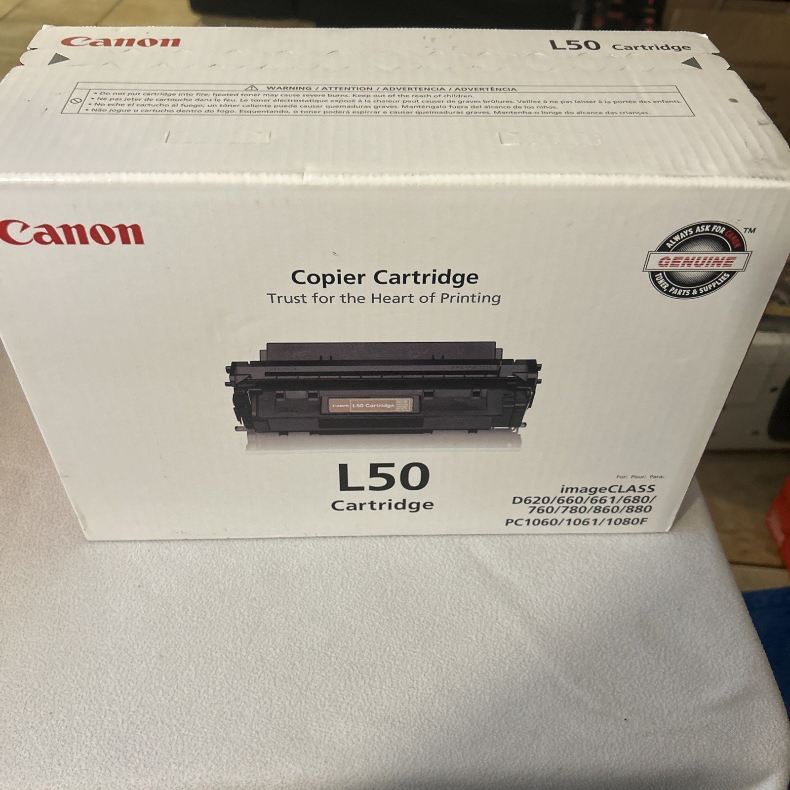 Canon L50 Cartridge Factory Sealed Unopened Box Black