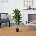 48 Dracaena Silk Plant (Real Touch) Green