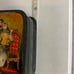 Vintage Russian Hand-Painted Lacquered Small Wooden Box Signed Fedoskino