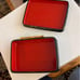 Vintage Russian Hand-Painted Lacquered Small Wooden Box Signed Fedoskino