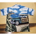 Tori Richard Shirt Mens XL Hawaiian Classic Car Palm Trees Tropical Rayon USA