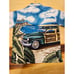 Tori Richard Shirt Mens XL Hawaiian Classic Car Palm Trees Tropical Rayon USA