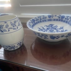 Meissen Blue Onion vintage Large Bowl