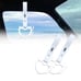 NEW 2PCS DEVIL LOVE HEART WHITE JDM TSURIKAWA RING White Handle Strap Drift