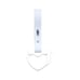 NEW 2PCS DEVIL LOVE HEART WHITE JDM TSURIKAWA RING White Handle Strap Drift