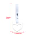 NEW 2PCS DEVIL LOVE HEART WHITE JDM TSURIKAWA RING White Handle Strap Drift