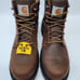 New! CARHARTT Mens Size 11 M Brown Leather Safety Toe 6 Work Boots