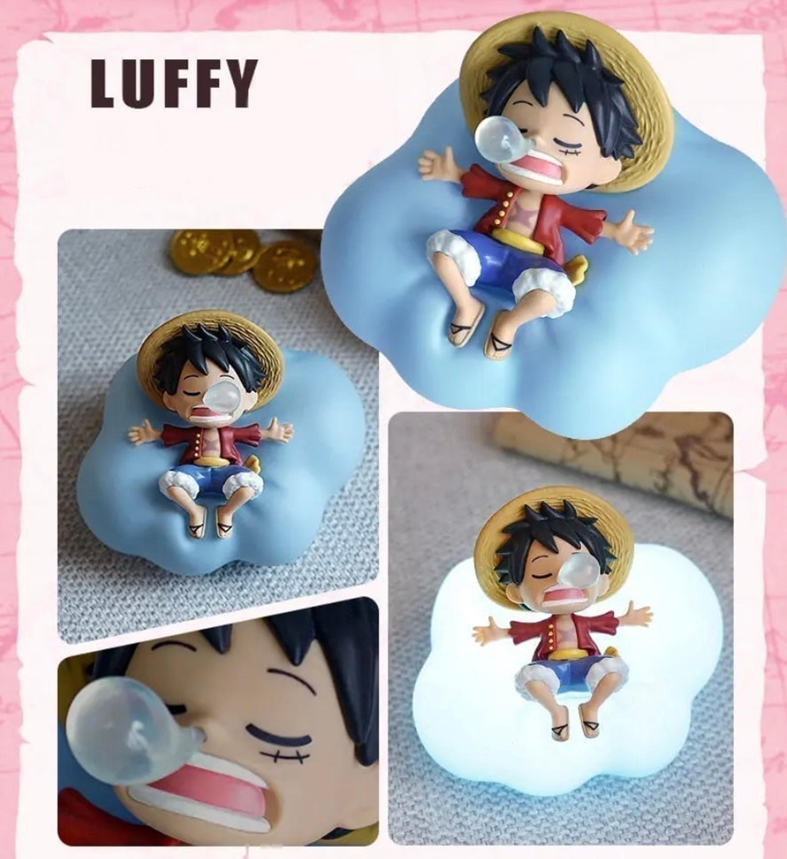 Monkey D Luffy One piece collectible night light figure lamp glow in dark