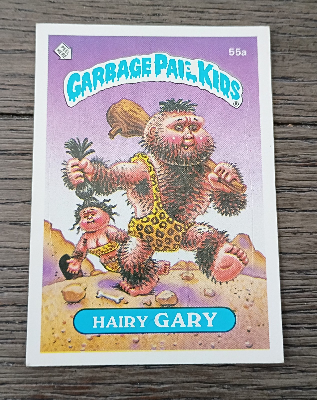 Garbage Pail Kids OS 2 Hairy Gary Error - Circle in the Banner