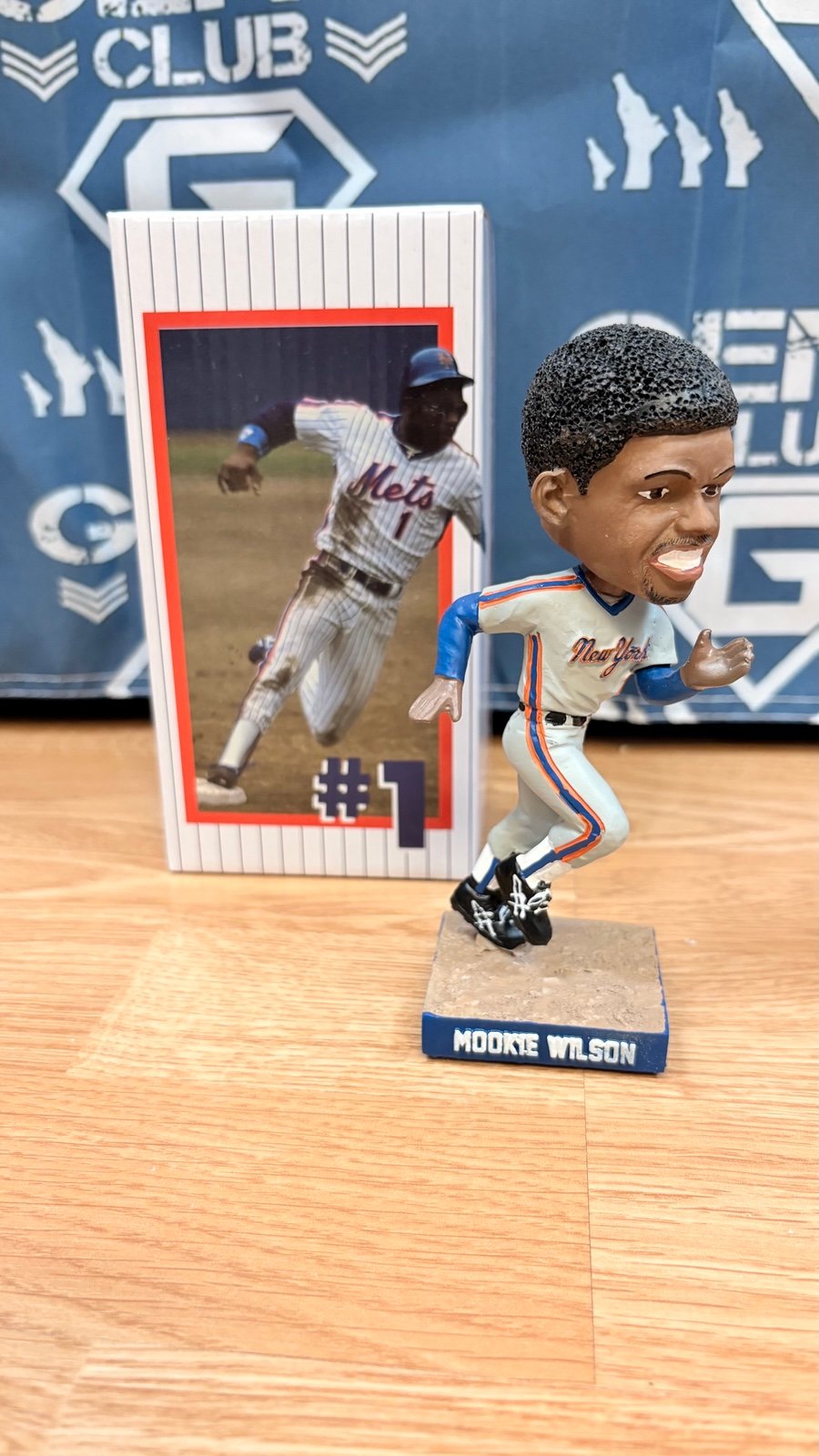 Mookie Wilson Brooklyn Cyclones NY Mets SGA Baseball Bobblehead