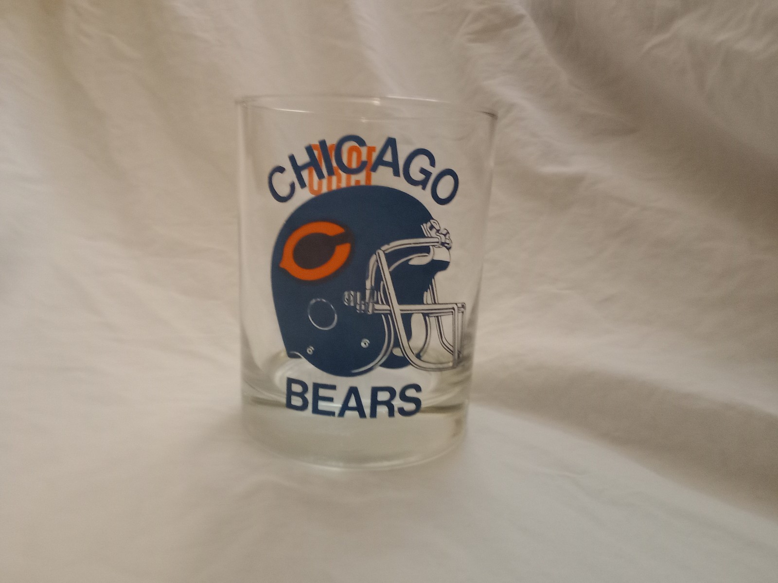 Vintage Chicago Bears Football 1985 Monsters Of The Midway Lowball Whiskey Glass