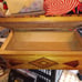 Handmade vtg wood chest inlayed
