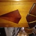 Handmade vtg wood chest inlayed
