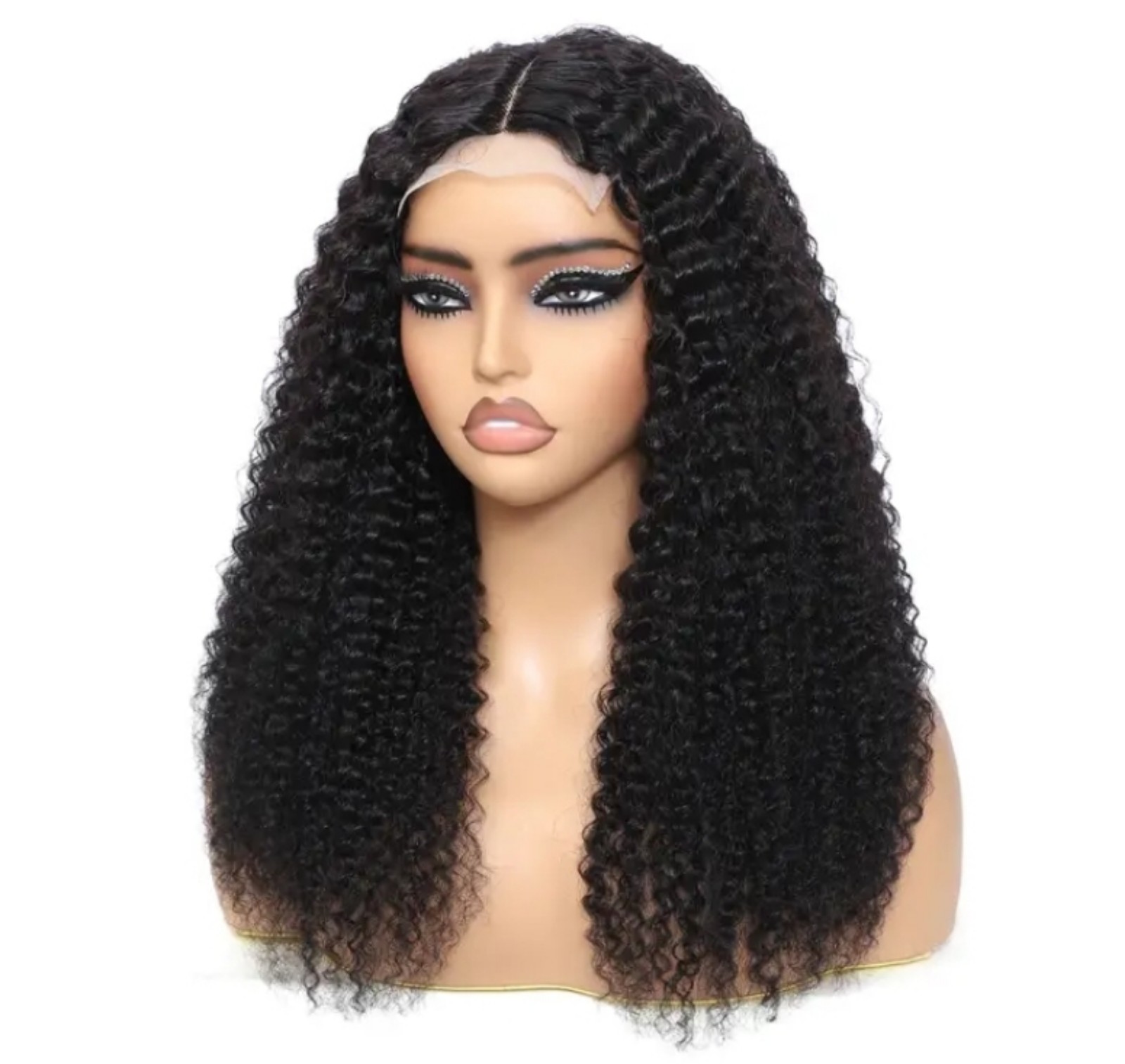 Kinky Curly Lace Front Wigs Human Hair 22 inches