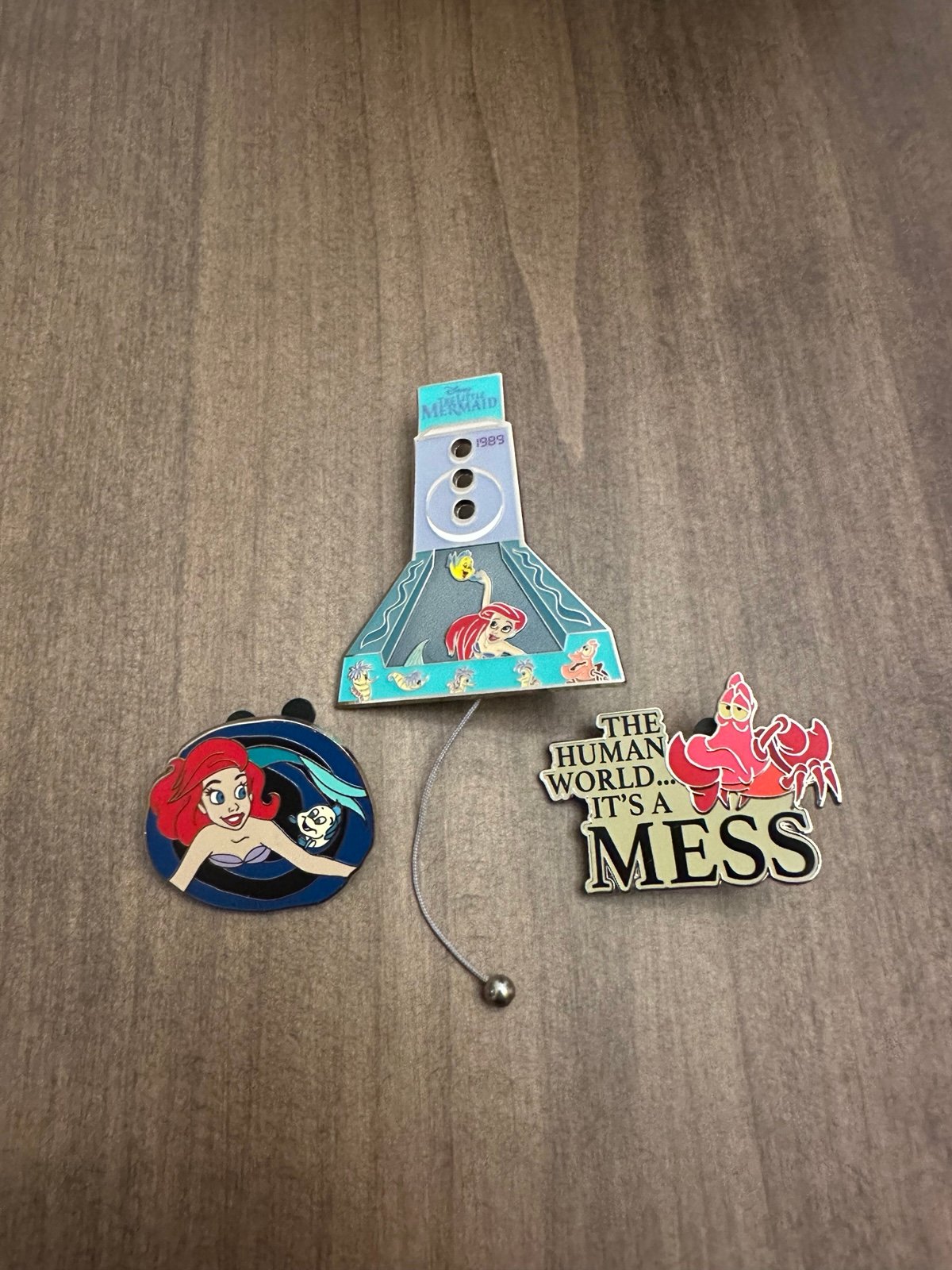 Disney Pin Bundle of 3 The Little Mermaid