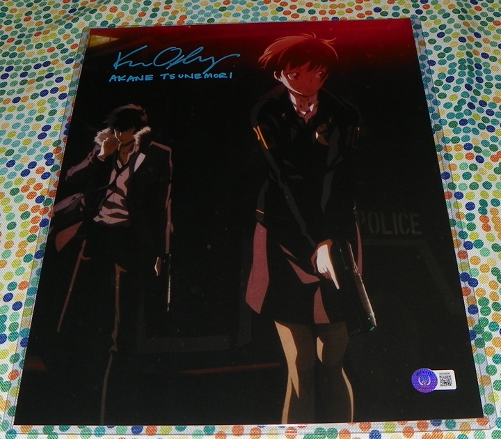 Kate Oxley Akane Tsunemori Psycho-Pass Signed 11x14 Photo Auto Beckett BAS #1