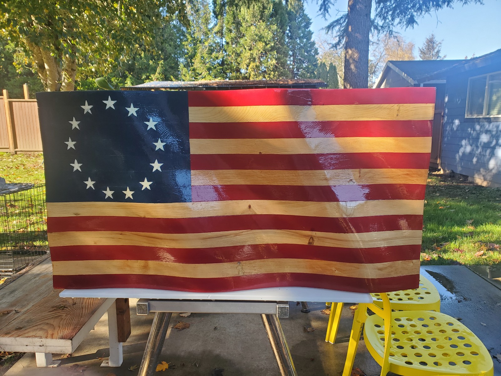 Handmade 1776 Betsy Ross American Flag