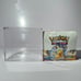 Pokémon Booster Box Hard Acrylic Display Case w/Magnet Lid x2