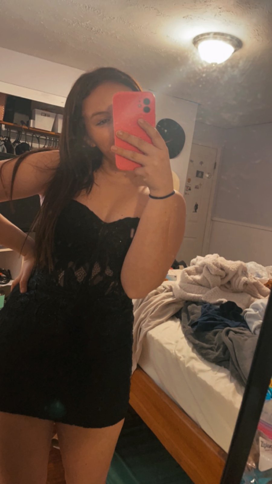 black homecoming dress
