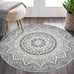 Area Rug Soft Chic Bohemian Mandala Rugs Machine Washable Non Slip Indoor Sofa F