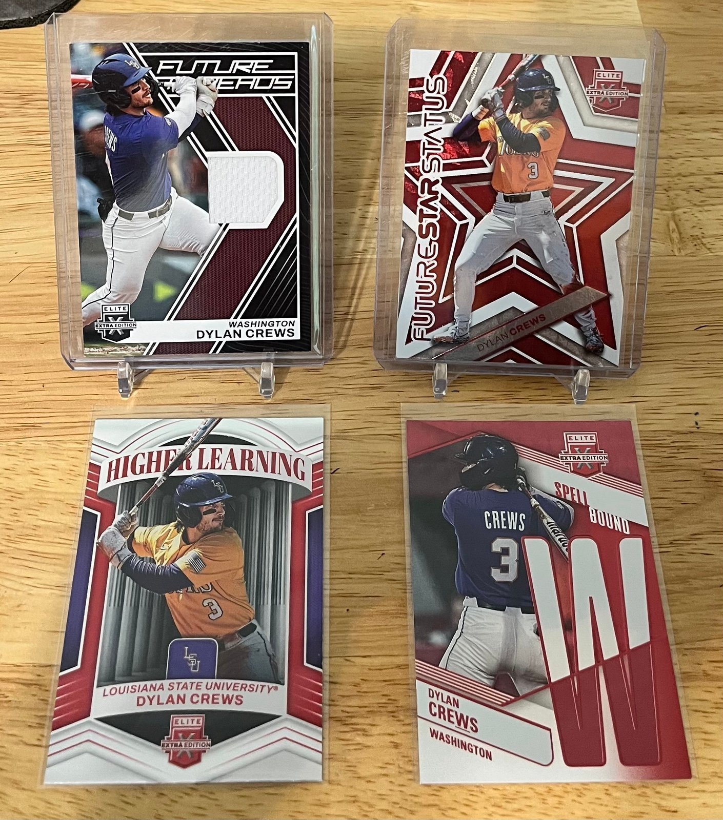 2023 Elite Extra Edition Dylan Crews Patch Future Threads++