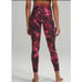 Lululemon Align High-Rise Pant 25 Intensity Pink Blossom Multi size 2 Pre owne