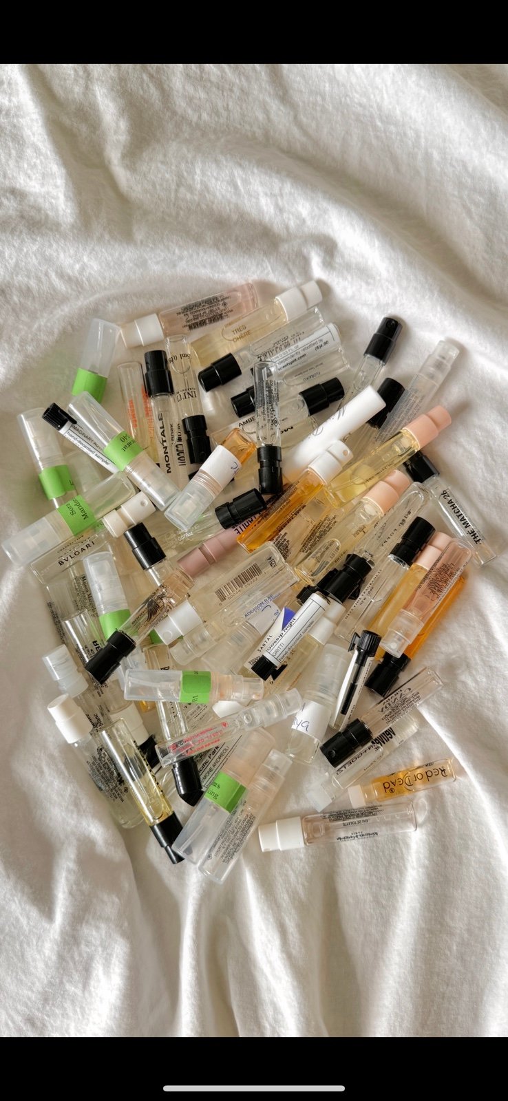 ALL of my Niche perfume samples collection & Variety popular ones 1ml & 2ml