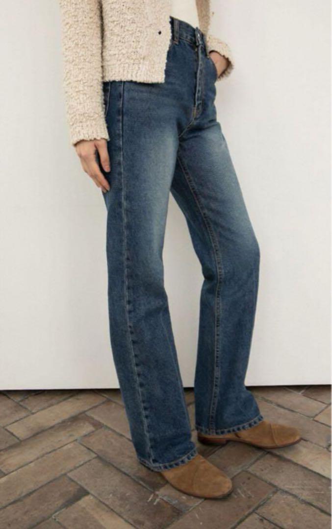 susan flared jeans (indigo) | OHOTORO