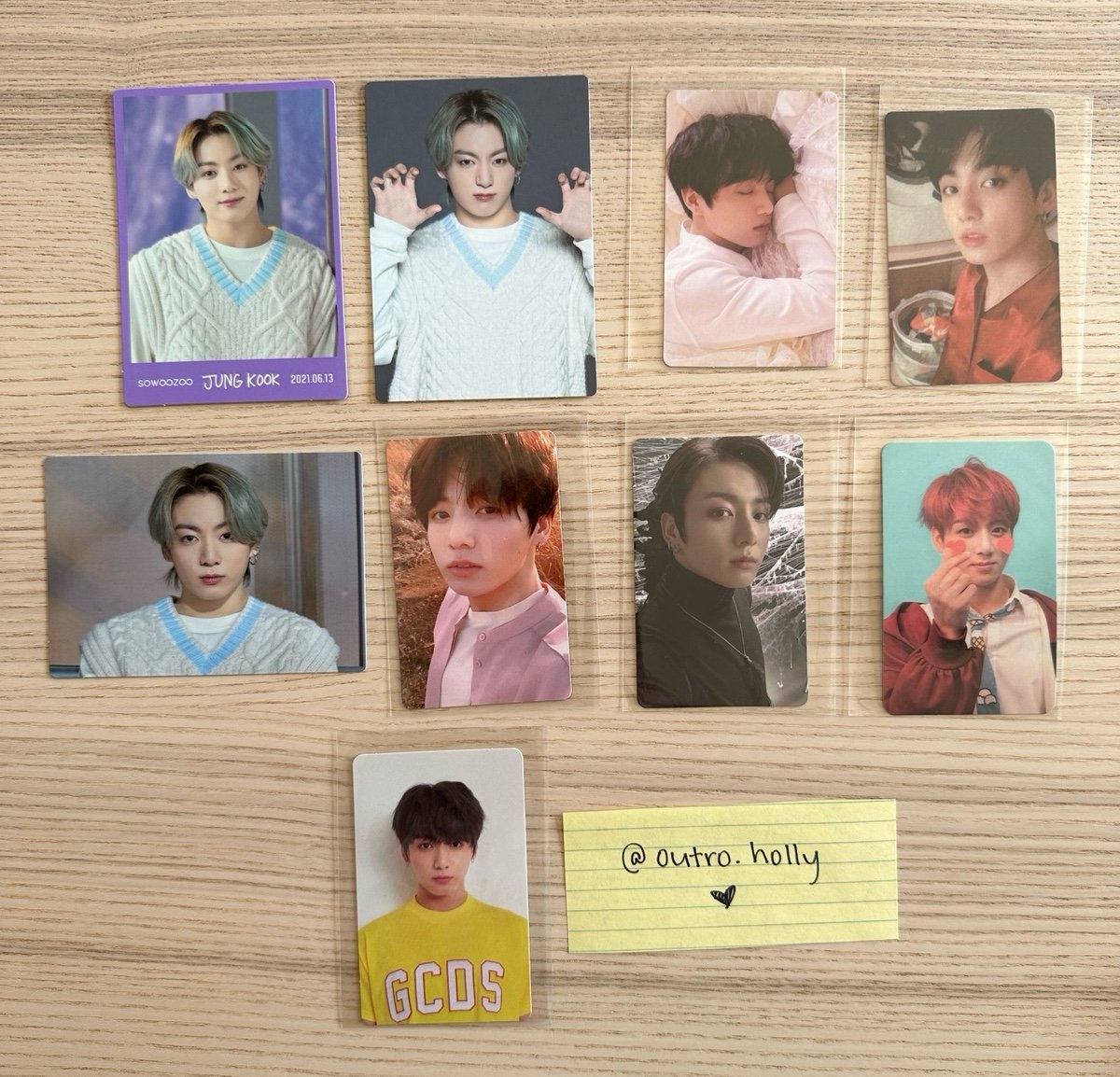 BTS Jungkook photocard lot