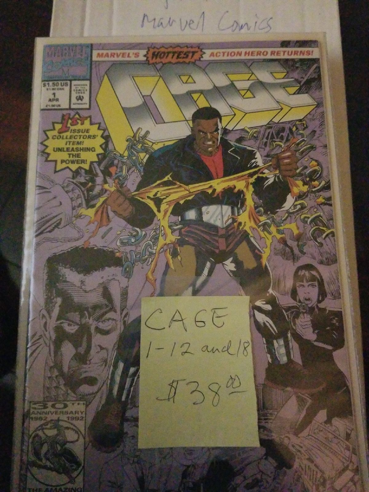Cage Comic Books 1 through 12 and 18