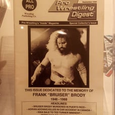 Pro Wrestling Digest September 1988 Frank Bruiser Brody