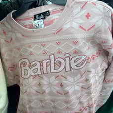 Pink Barbie Christmas Sweater